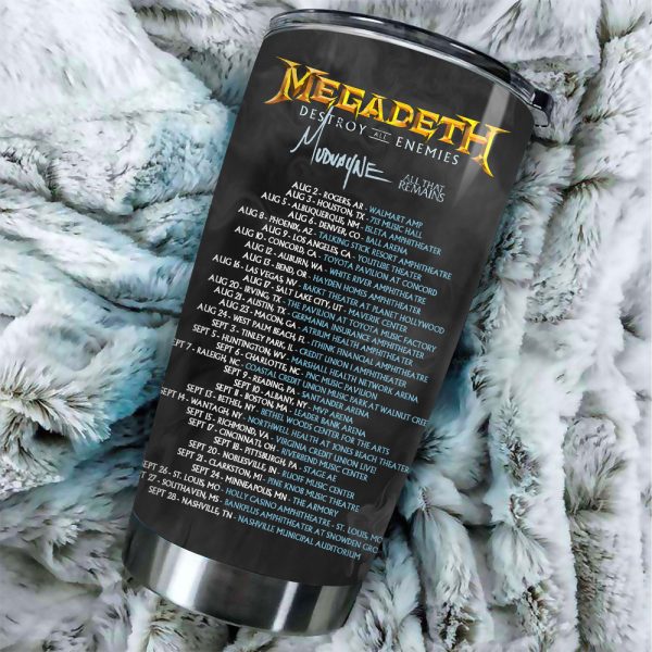 Personalized Megadeth Band Tumbler Cup – TANTN 6153