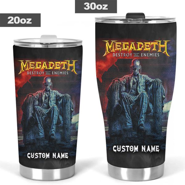 Personalized Megadeth Band Tumbler Cup – TANTN 6153