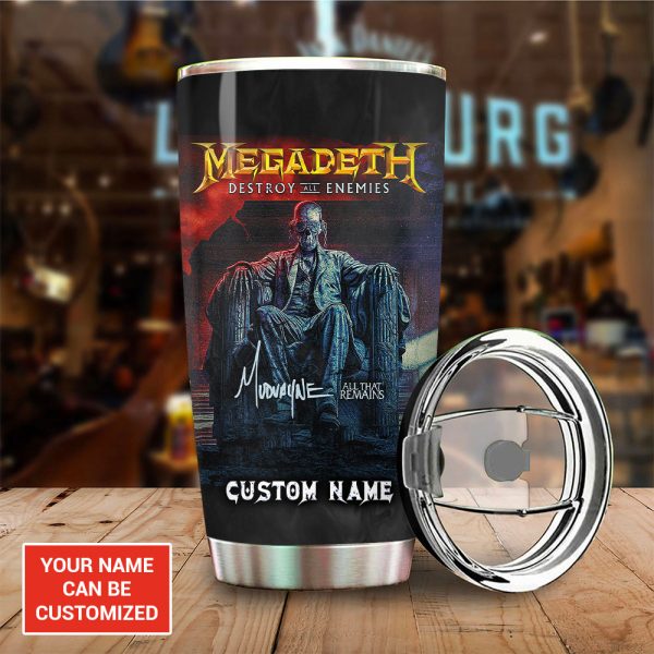 Personalized Megadeth Band Tumbler Cup – TANTN 6154