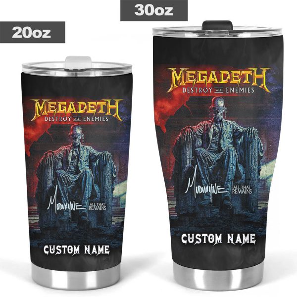 Personalized Megadeth Band Tumbler Cup – TANTN 6154