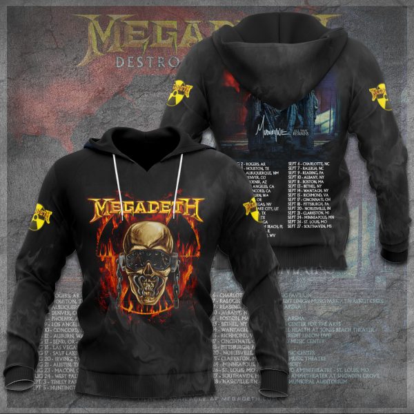 Megadeth Band 3D Apparel - TANTN 6092