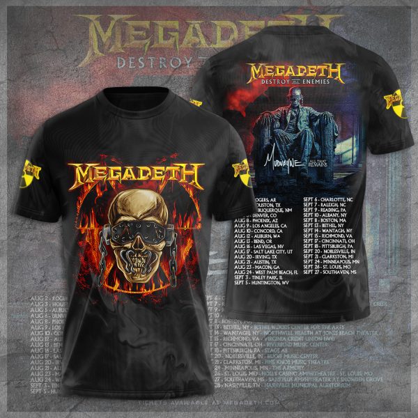 Megadeth Band 3D Apparel - TANTN 6092