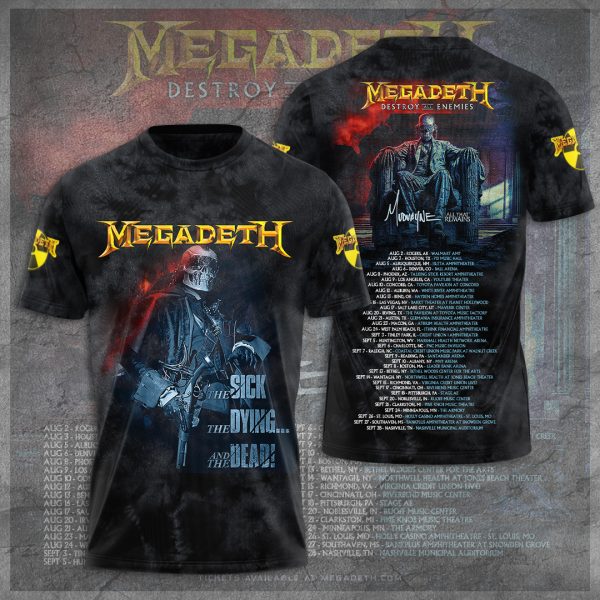 Megadeth Band 3D Apparel - TANTN 6093
