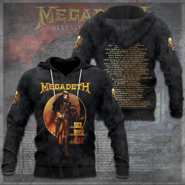 Megadeth Band 3D Apparel - TANTN 6142