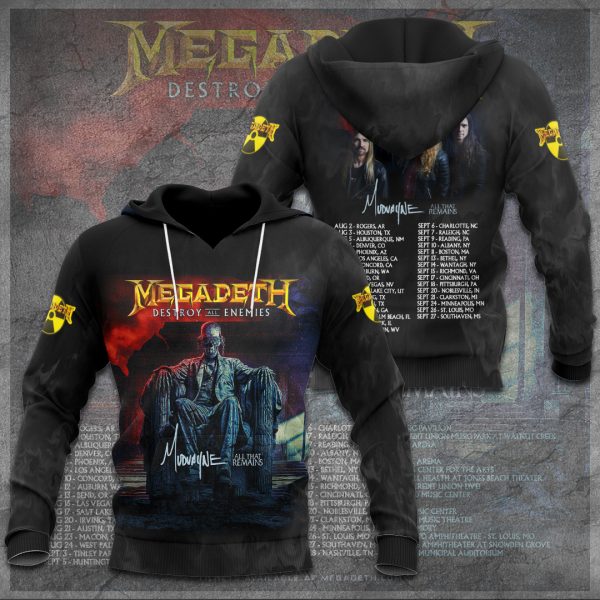 Megadeth Band 3D Apparel - TANTN 6095