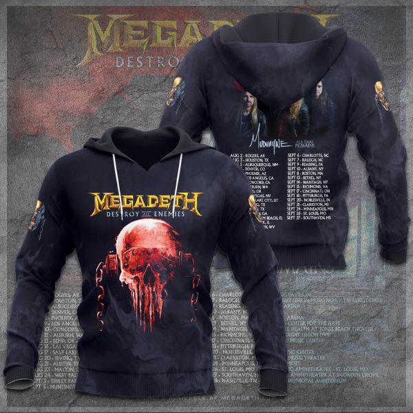 Megadeth Band 3D Apparel - TANTN 6144