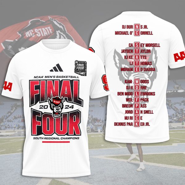 NC State Wolfpack Men's Basketball 3D Apparel - MAITM 6290