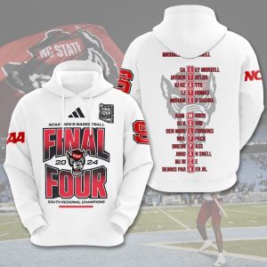 NC State Wolfpack Men's Basketball 3D Apparel - MAITM 6290