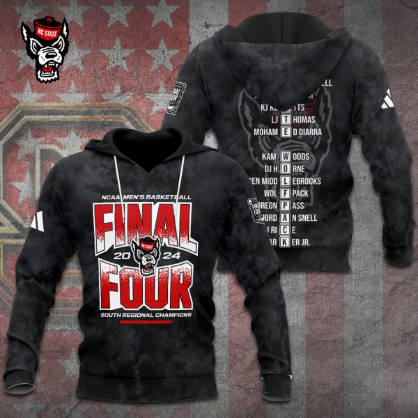 NC State Wolfpack Men's Basketball 3D Apparel - TANTN 5666