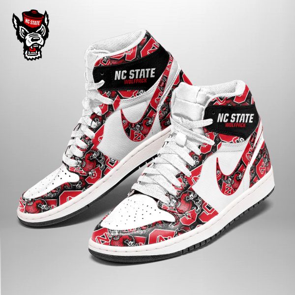 NC State Wolfpack Men's Basketball AJ 1 Sneaker - TANTN 5671