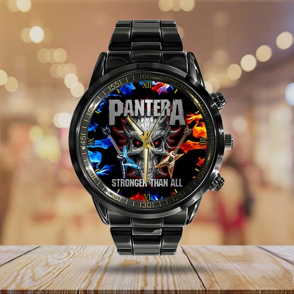 Pantera Black Stainless Steel Watch - GNE 249