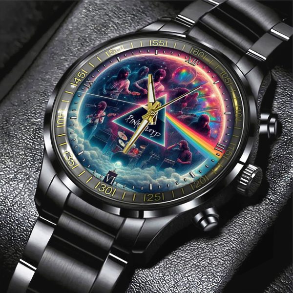 Pink Floyd Black Stainless Steel Watch - GNE 237