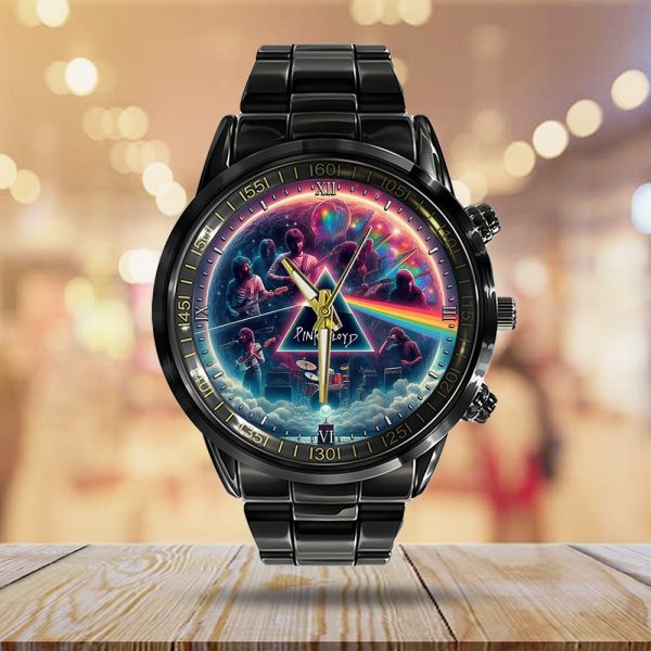 Pink Floyd Black Stainless Steel Watch - GNE 237