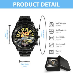 Ryan Blaney Black Stainless Steel Watch - TANTN 5633