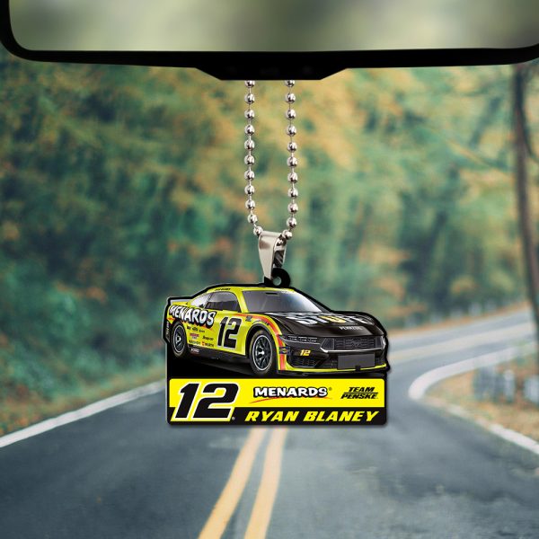 Ryan Blaney Custom Shape 2-sided Acrylic Car Ornament - TANTN 5631