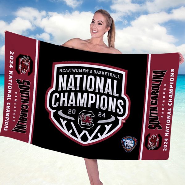 South Carolina Gamecocks Women's Basketball Rectangle Beach Towel - TANTN 5853