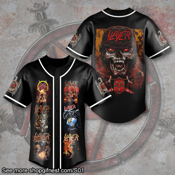 Slayer Baseball Jersey - HUANNM 1919