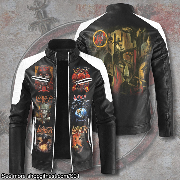 Slayer Premium Leather Bomber - HUANNM 1918