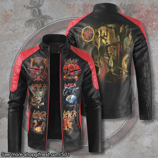 Slayer Premium Leather Bomber - HUANNM 1918