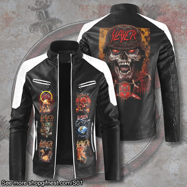 Slayer Premium Leather Bomber - HUANNM 1919