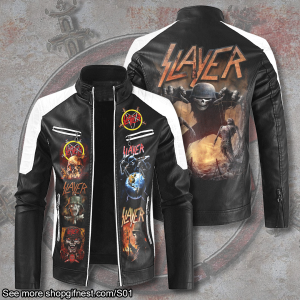 Slayer Premium Leather Bomber - HUANNM 1920