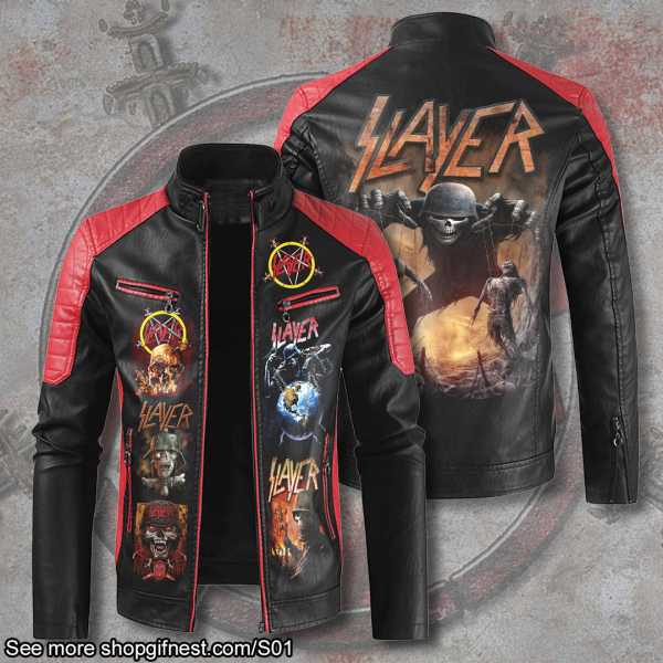 Slayer Premium Leather Bomber - HUANNM 1920