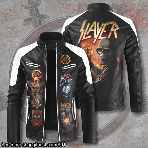 Slayer Premium Leather Bomber - HUANNM 1921