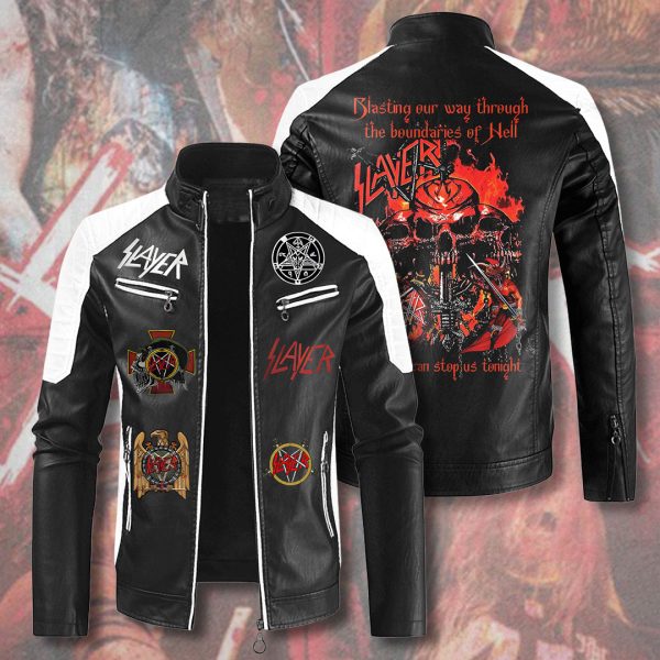 Slayer Premium Leather Bomber - HUANNM 3040