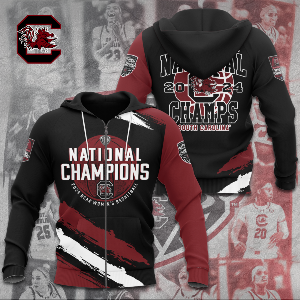 South Carolina Gamecocks Women's Basketball 3D Apparel - TANTN 5755