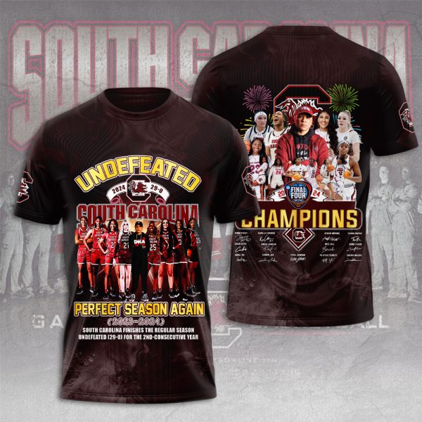 South Carolina Gamecocks Women's Basketball 3D Apparel - HUANNM 4684