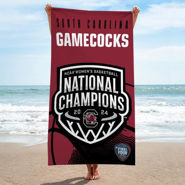South Carolina Gamecocks Women's Basketball Rectangle Beach Towel - TANTN 5760