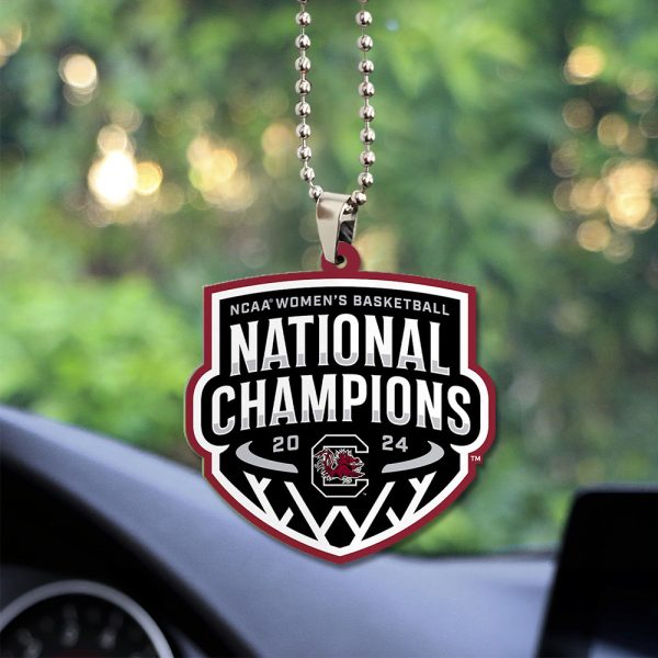 South Carolina Gamecocks Women's Basketball Custom Shape 2-sided Acrylic Car Ornament - TANTN 5758