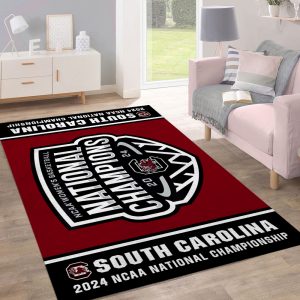 South Carolina Gamecocks Women's Basketball Rectangular Rug - MAITM 6349