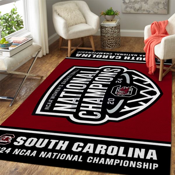 South Carolina Gamecocks Women's Basketball Rectangular Rug - MAITM 6349