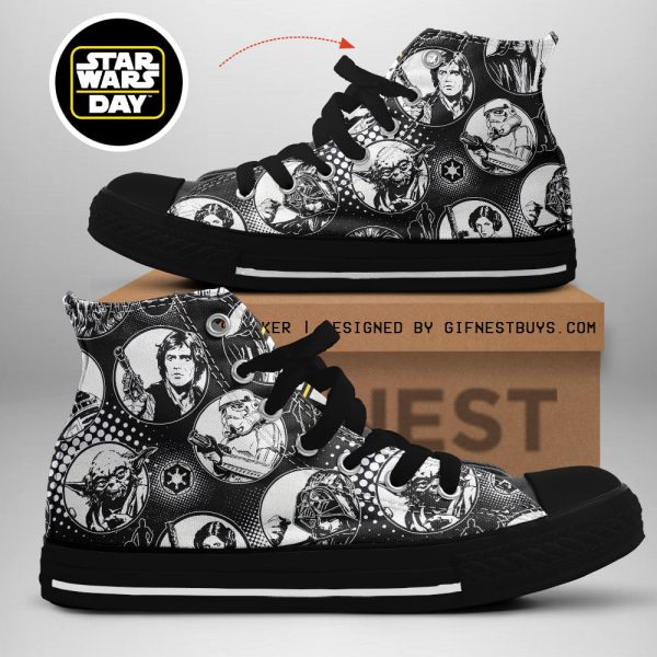 Star Wars High Top Canvas Shoes - TANTN 5903