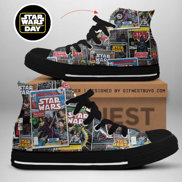 Star Wars High Top Canvas Shoes - TANTN 5967