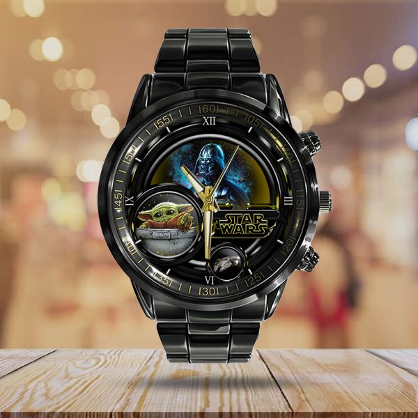 Star Wars Black Stainless Steel Watch - VANDH 2747