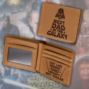 Star Wars Engraved Leather Wallet - VANDH 2802