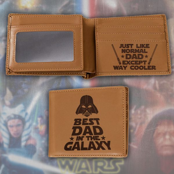 Star Wars Engraved Leather Wallet - VANDH 2802