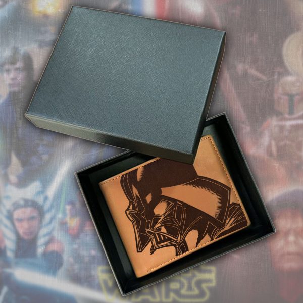 Star Wars Engraved Leather Wallet - VANDH 2803