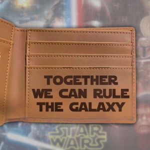 Star Wars Engraved Leather Wallet - VANDH 2803
