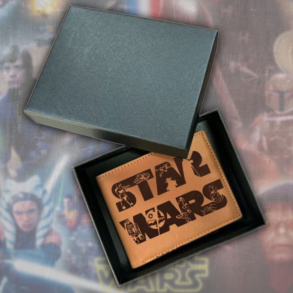 Personalized Star Wars Engraved Leather Wallet - VANDH 2801