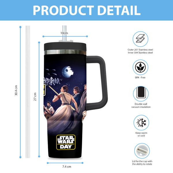 Personalized Star Wars 40oz Stanley Tumbler - TANTN 5688