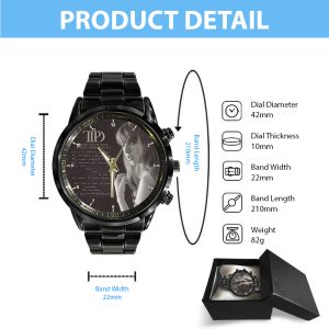 Taylor Swift Black Stainless Steel Watch - HOATT 4733
