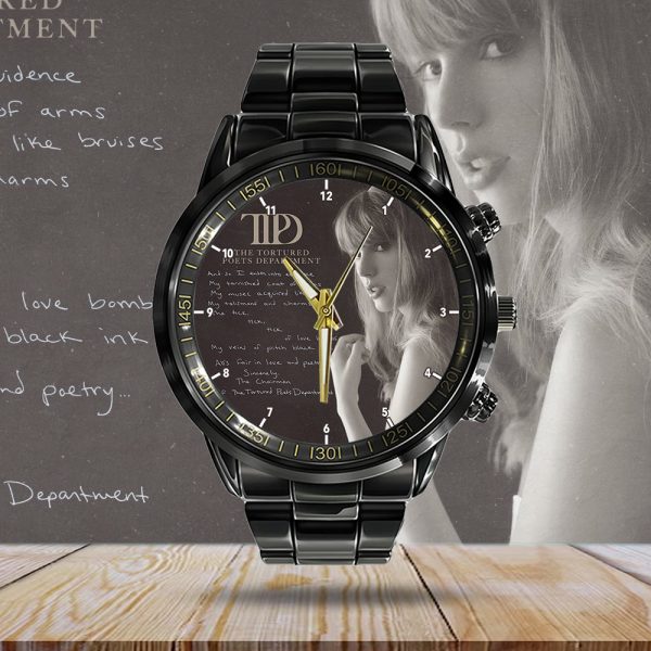 Taylor Swift Black Stainless Steel Watch - HOATT 4733