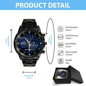 Golf The Open Championship x Rolex Black Stainless Steel Watch - MAITM 6333