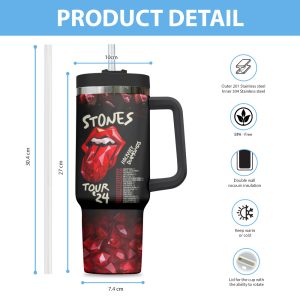 The Rolling Stones 40oz Stanley Tumbler - TANTN 6003