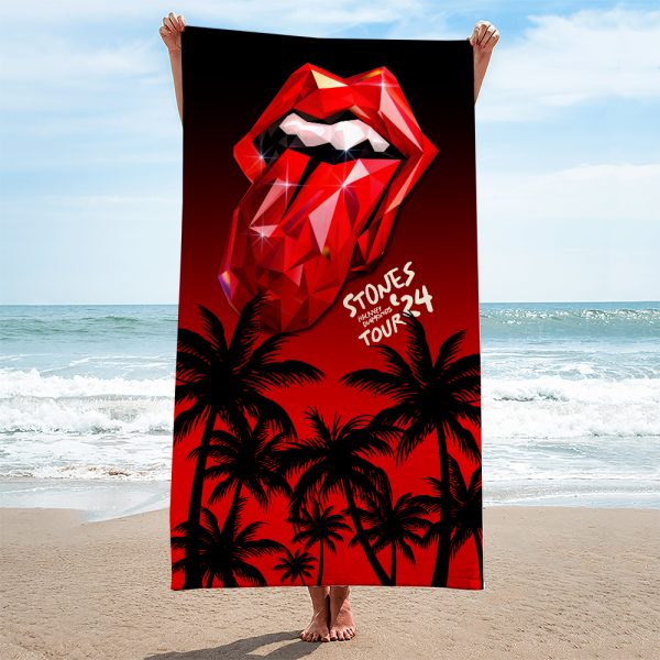 The Rolling Stones Rectangle Beach Towel - MAITM 6610