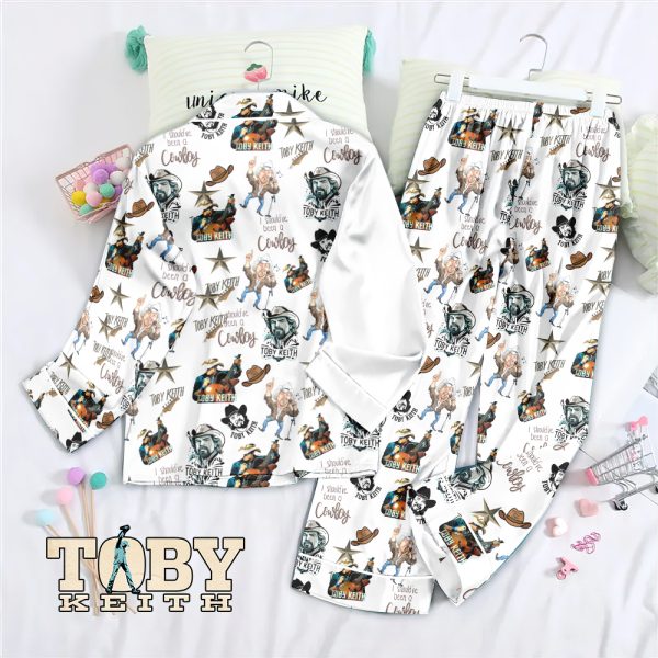 Toby Keith Button Down Pajamas Set – HUANNM 4158