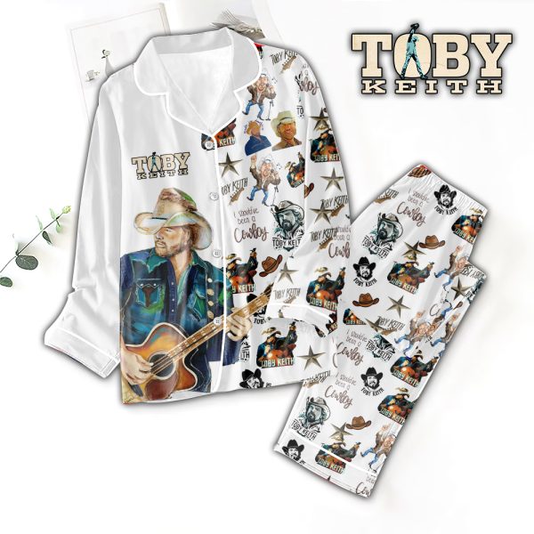 Toby Keith Button Down Pajamas Set – HUANNM 4158